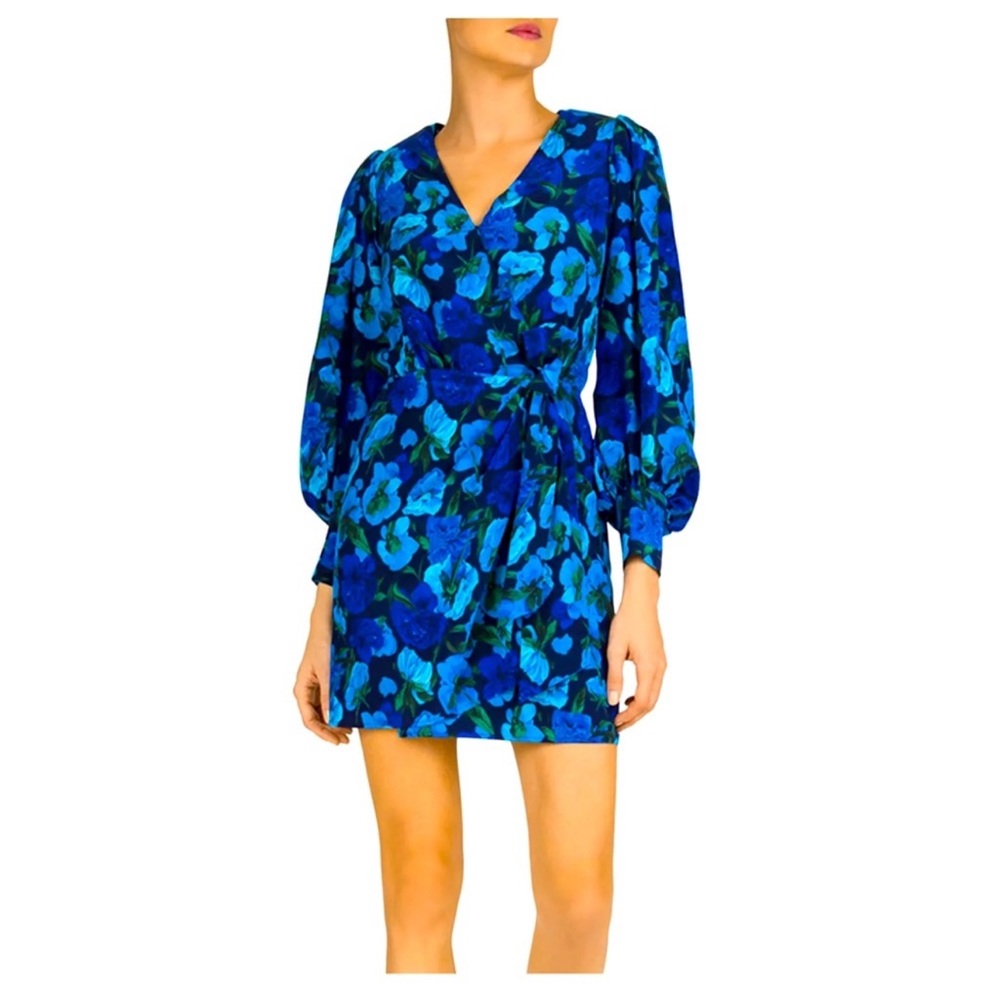 The Kooples Dolce Vita Mini Dress 100% Silk